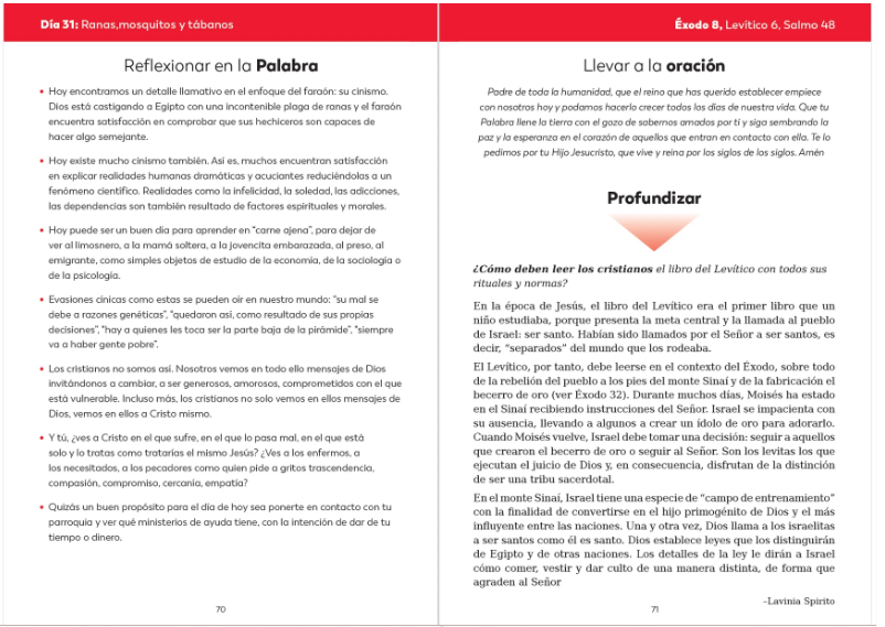 La Biblia en un Año Companion, Volume I