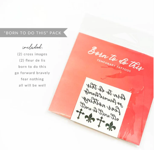 Born To Do This Collection Temporary Tattoos