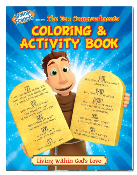 Brother Francis Coloring Book - Ep. 16: The Ten Commandments