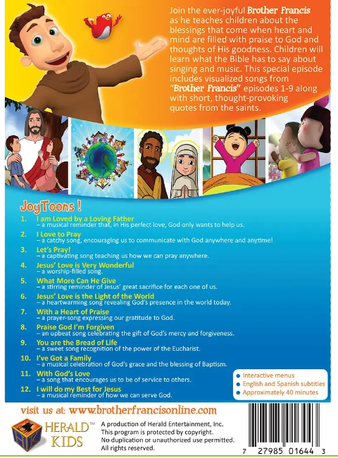 Brother Francis DVD Ep. 11: JoyToons!