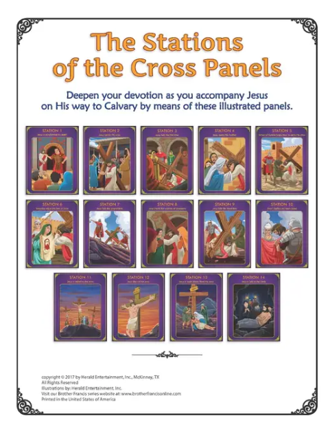 Brother Francis "The Stations of the Cross" Panels