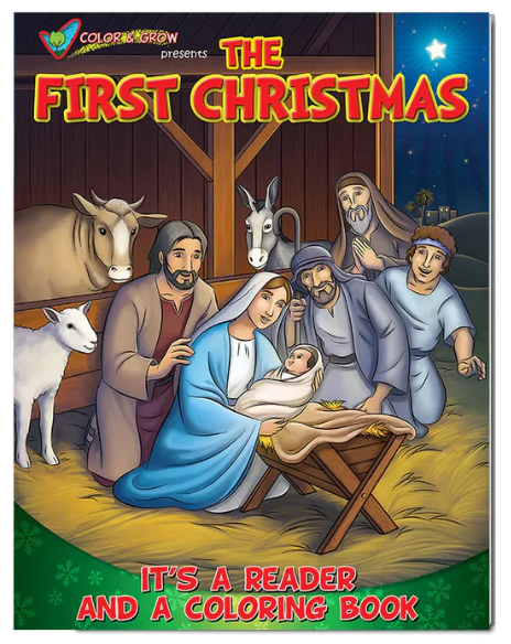 Coloring Book: The First Christmas - Color and Grow Series