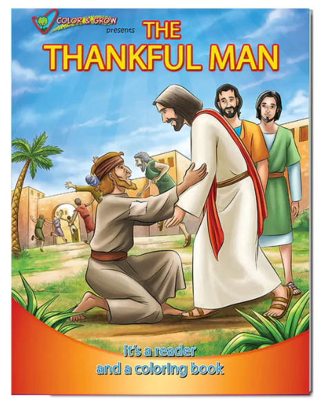 Coloring Book: The Thankful Man - Color and Grow Series