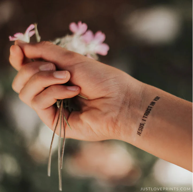 Divine Mercy Collection Temporary Tattoos