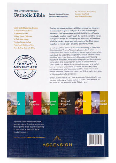 Holy Bible – The Great Adventure Catholic Bible, Paperback Edition