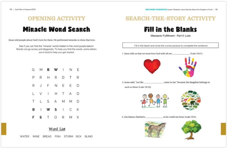 God's Plan in Scripture (GPS) Beginner Student Pack