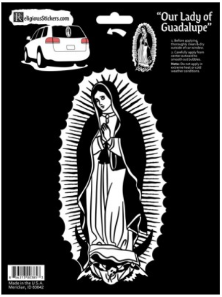 Our Lady of Guadalupe Decal