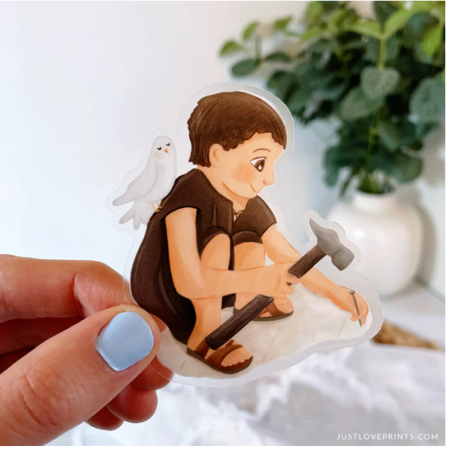 St. Joseph "Kid Saint" Vinyl Sticker