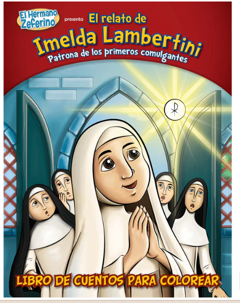 Libro para colorear: El relato de Imelda Lambertini
