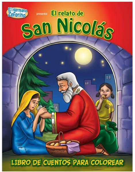 Libro para colorear: El relato de San Nicolás