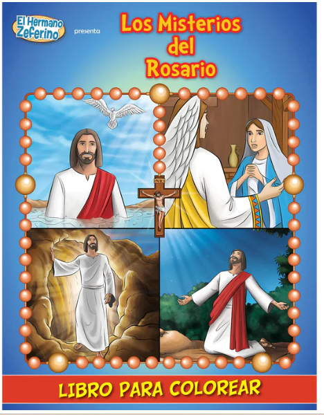 Libro para colorear: Los Misterios del Rosario