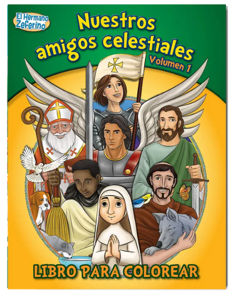 Libro para colorear: Nuestros amigos celestiales