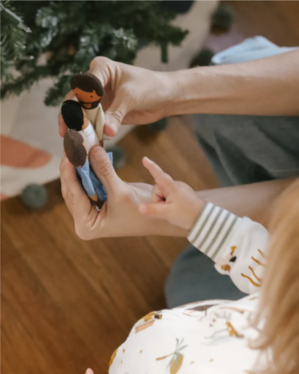 Holy Family Mini Suitcase Dolls