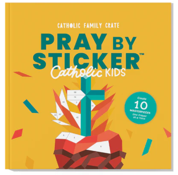 Pray by Sticker: Paint-by-Number Sticker Book
