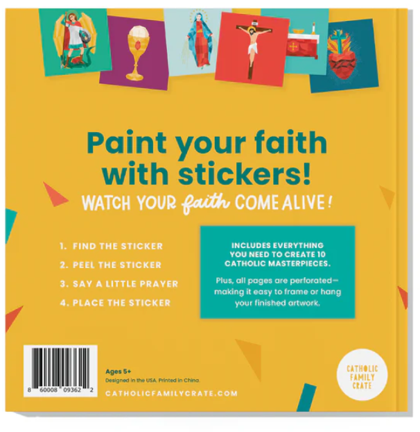 Pray by Sticker: Paint-by-Number Sticker Book