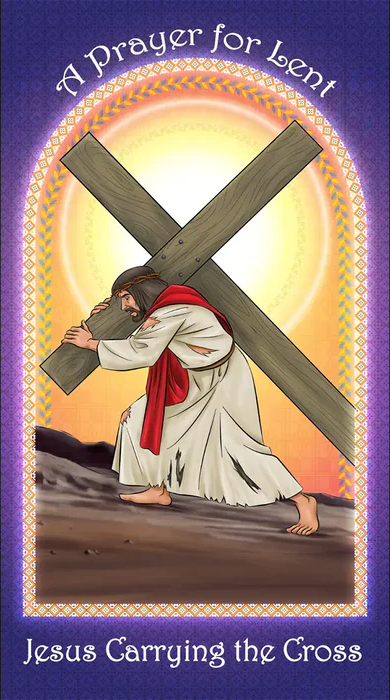 Prayer Card - Jesus Carrying the Cross