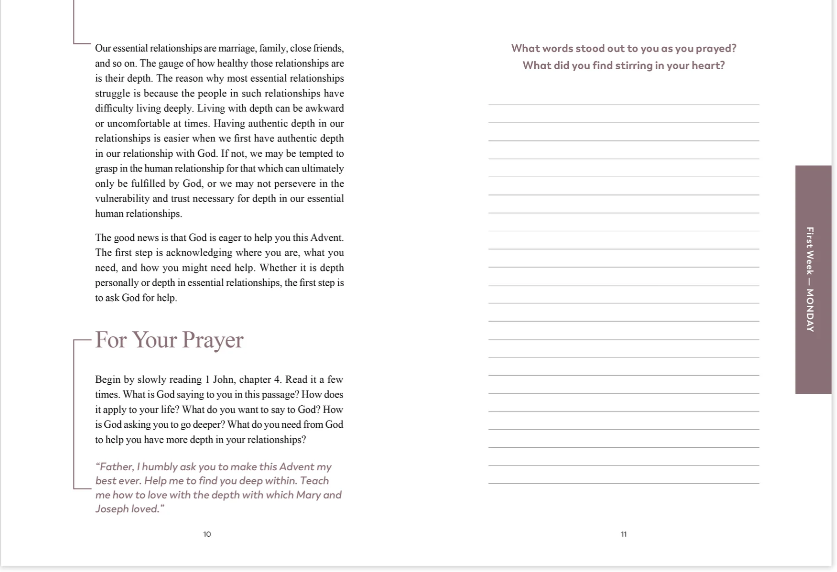 Rejoice! Advent Meditations with the Holy Family, Journal