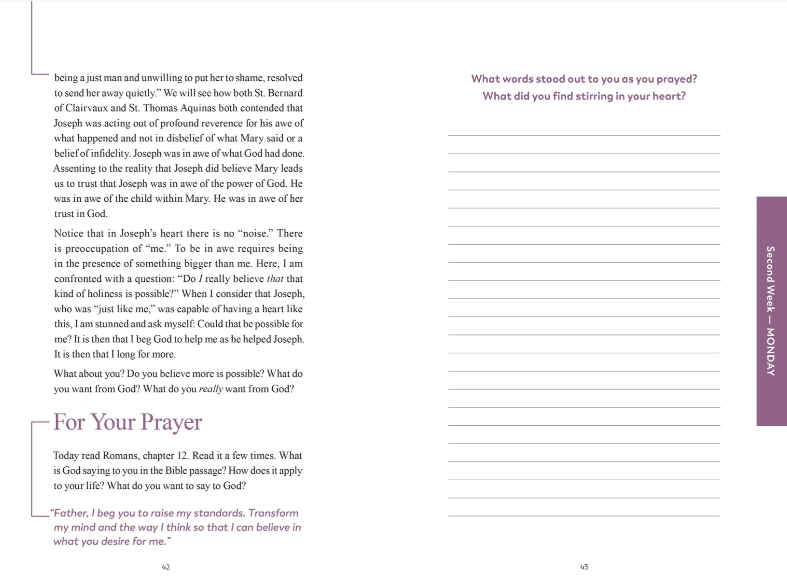 Rejoice! Advent Meditations with Joseph, Journal