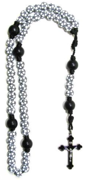 Soccer Sports Bead Rosary