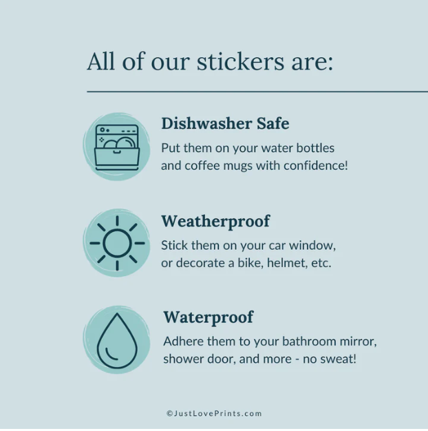 Willed, Loved, Necessary Pro-Life Vinyl Sticker