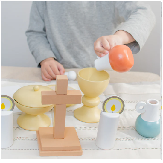 Wooden Mass Kit Playset