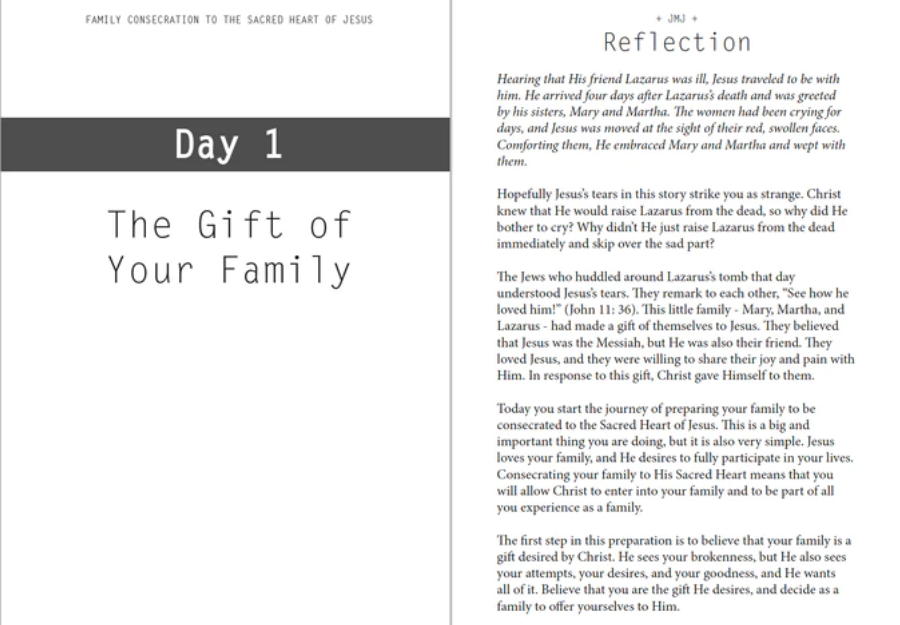 Write Our Name on Your Heart: Family Consecration to the Sacred Heart of Jesus