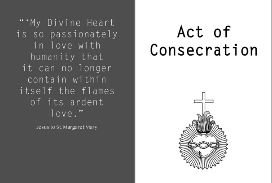 Write Our Name on Your Heart: Family Consecration to the Sacred Heart of Jesus