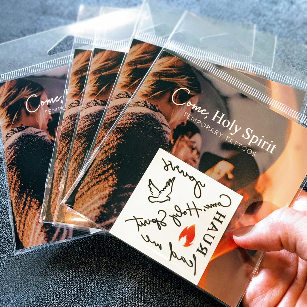 Come Holy Spirit Temporary Tattoos