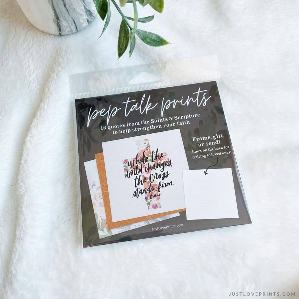 Catholic Stationery (Pep Talk Prints II)
