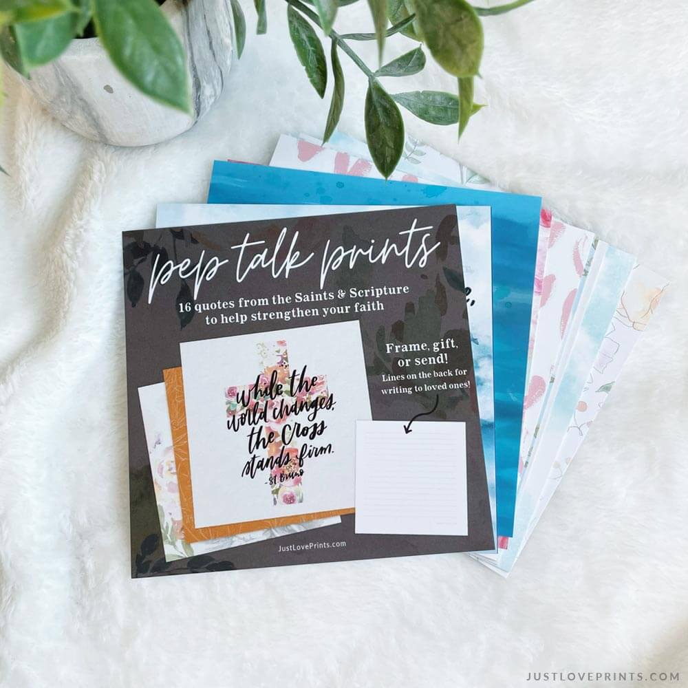 Catholic Stationery (Pep Talk Prints II)