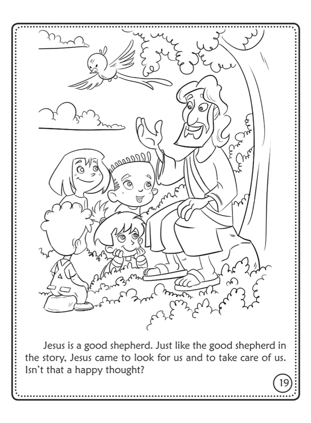 The Jesus Stories Ep. 1: The Lost Little Sheep - Coloring Book