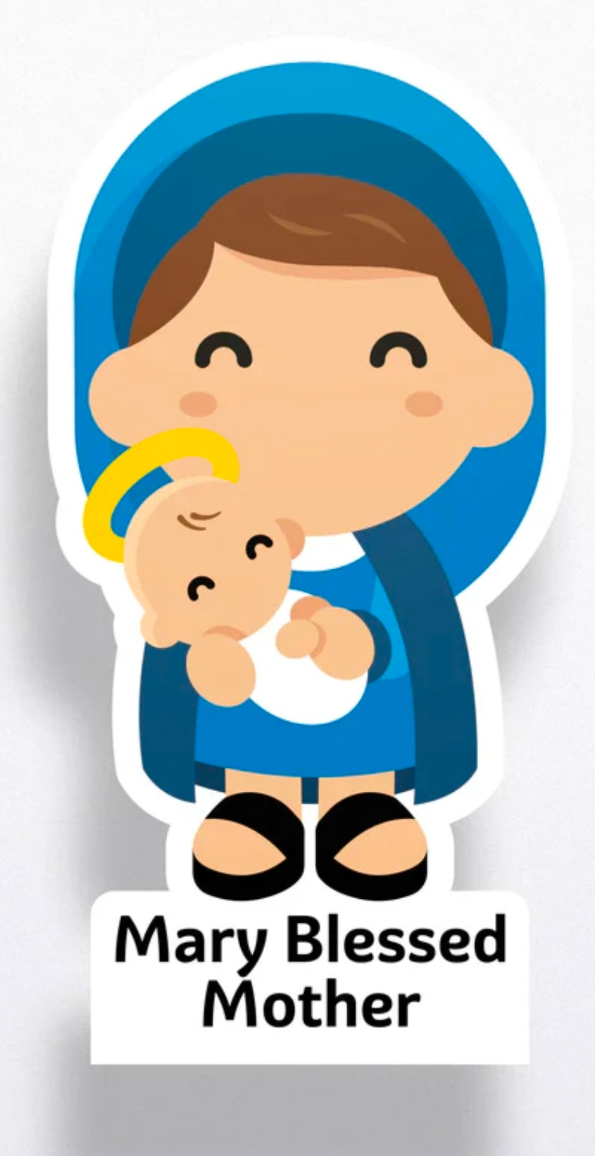 Mary, Blessed Mother Sticker