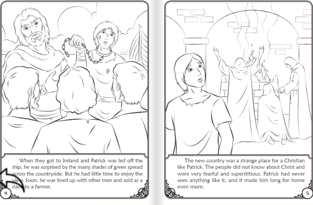 Coloring Storybook: The Story of Saint Patrick