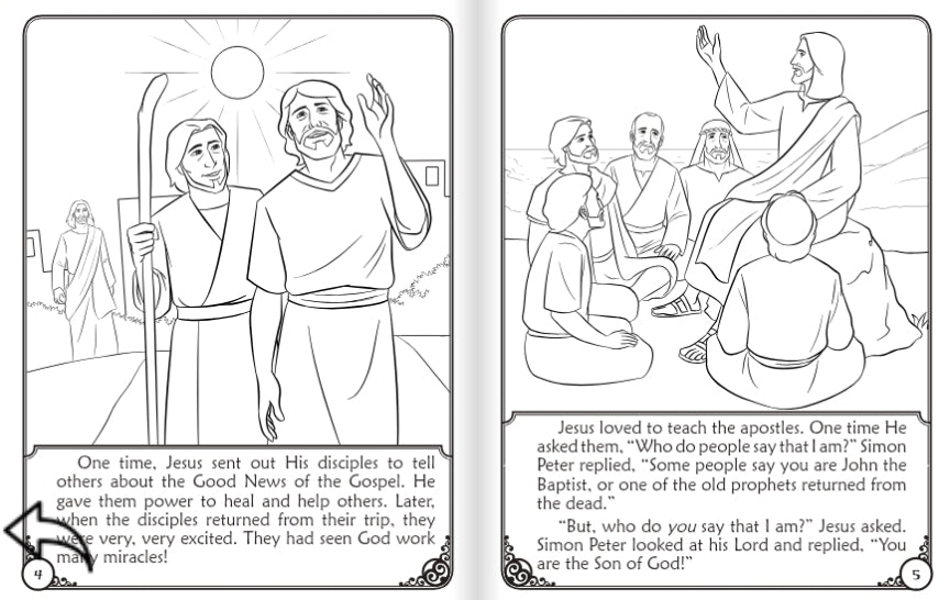 Coloring Storybook: Saint Peter The First Pope