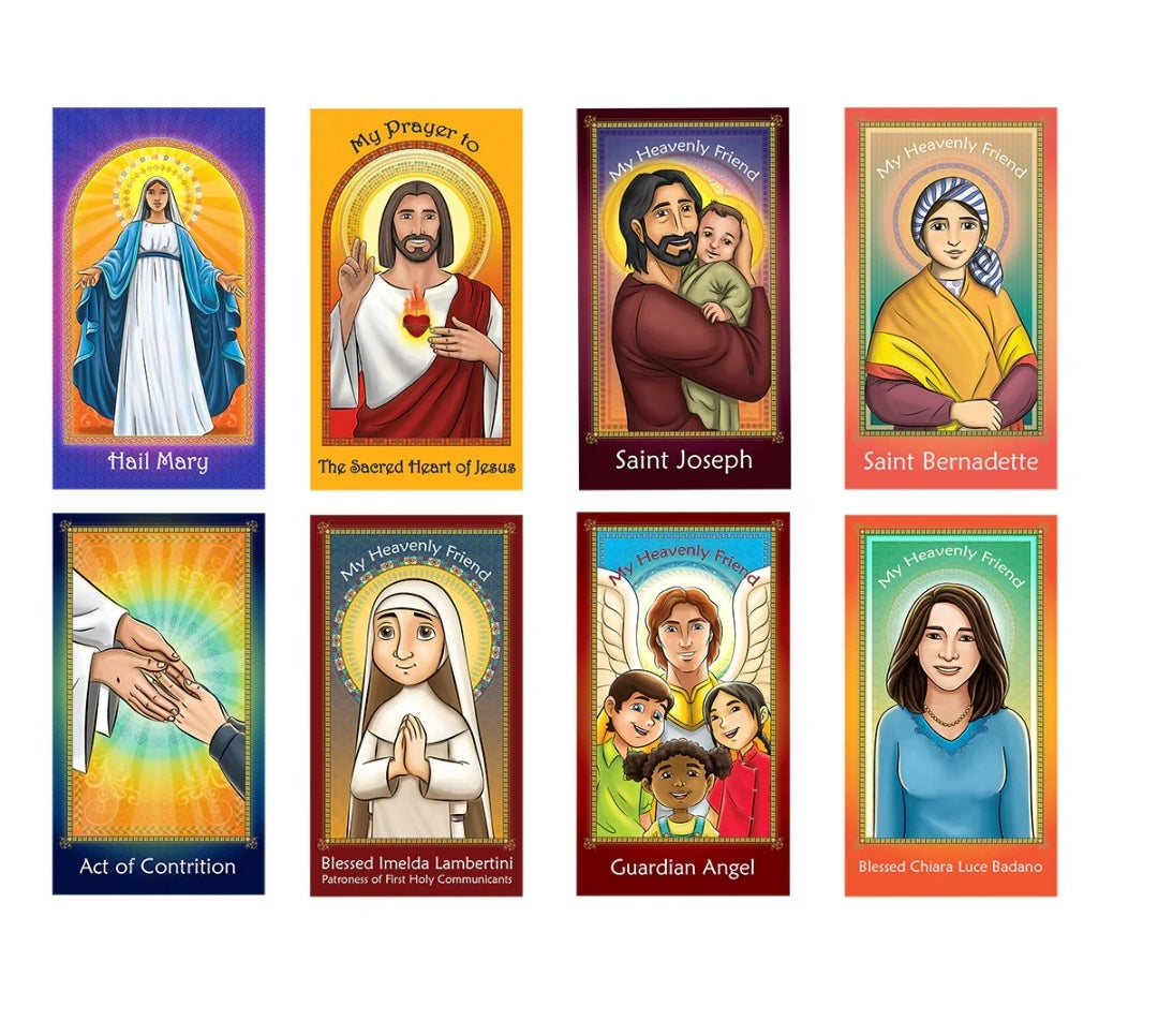 My Heavenly Friends Prayer Card Collection - Set of 70