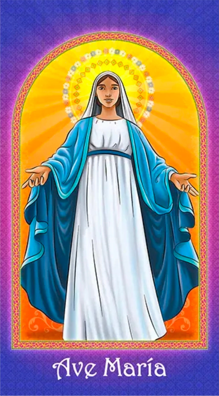 Tarjeta de oración - Ave María