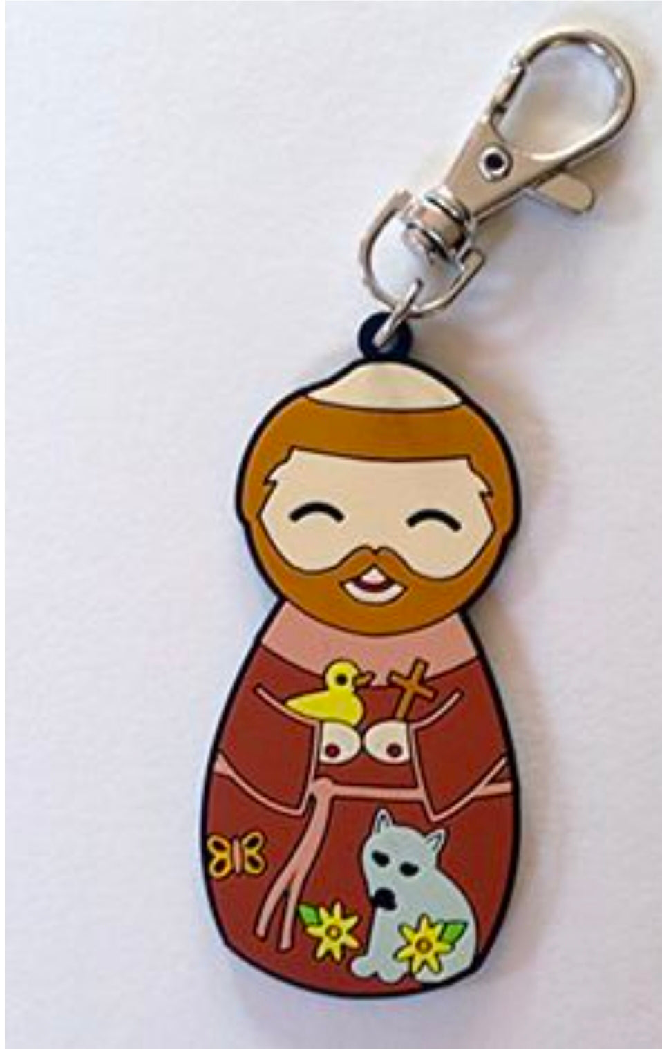 Saint Francis of Assisi Charm Clip