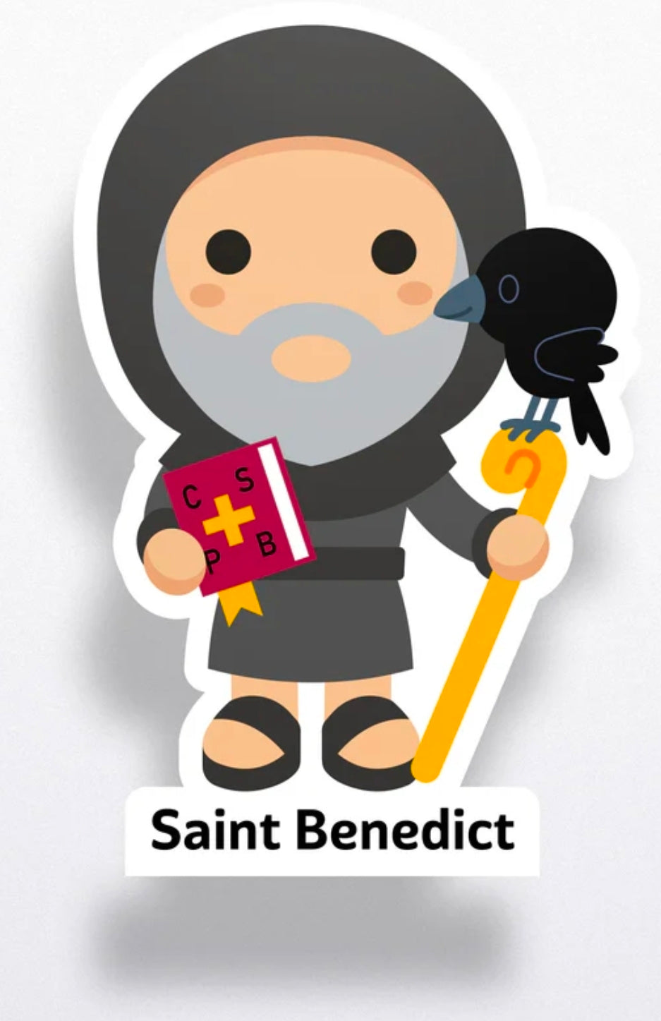 Saint Benedict Sticker