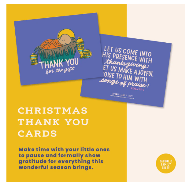 Baby Jesus Thank you Cards (set of 8)