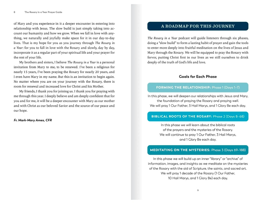 The Rosary in a Year Prayer Guide