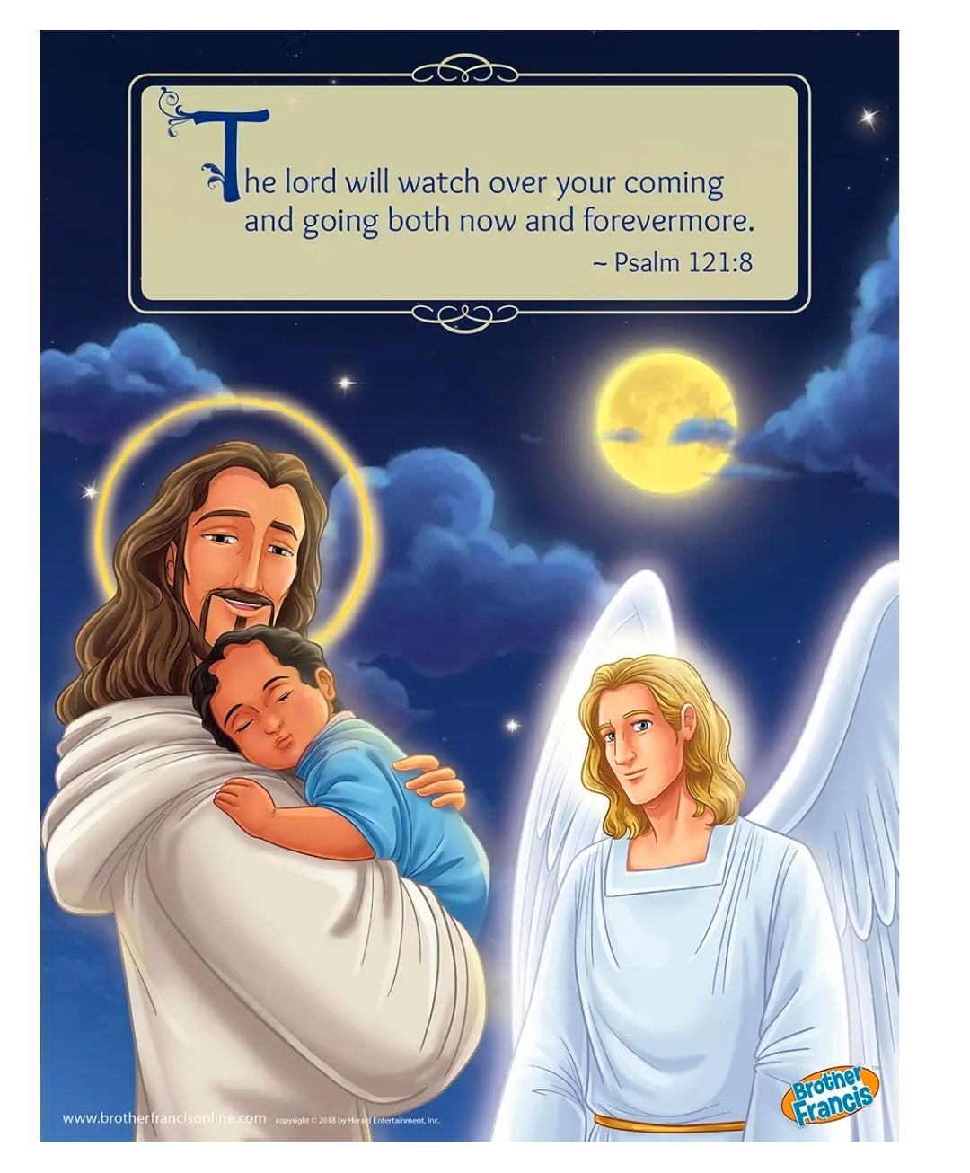 Brother Francis Mini Poster - God Will Keep Me