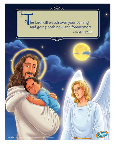 Brother Francis Mini Poster - God Will Keep Me