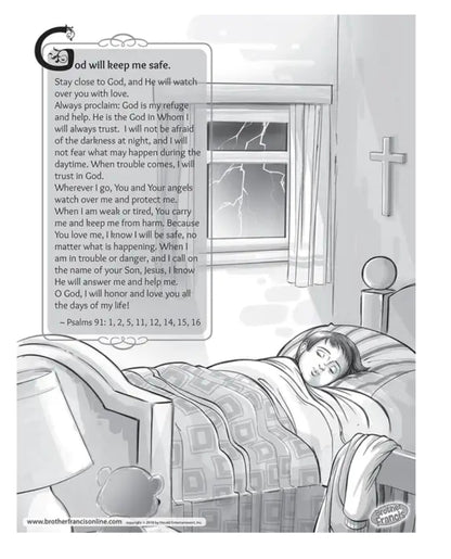 Brother Francis Mini Poster - God Will Keep Me