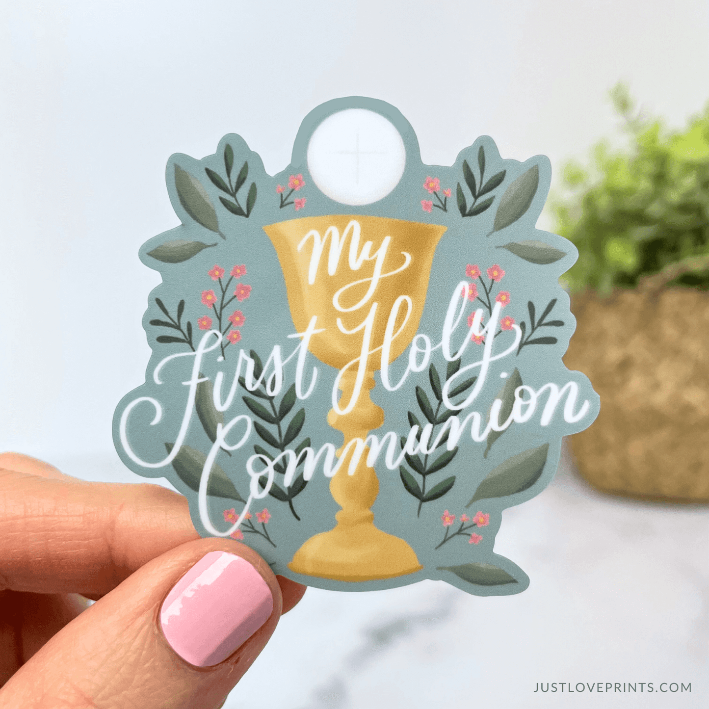 First Holy Communion Vinyl Sticker
