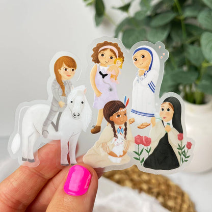 "Kid Saint" Girls Vinyl Sticker