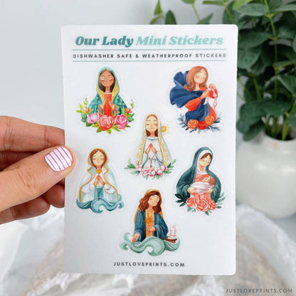 Our Lady "Mini" Vinyl Sticker Sheet