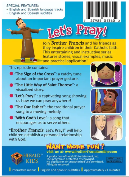 Brother Francis DVD Ep. 1: Let's Pray