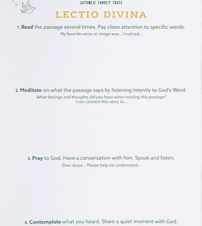 Children's Lectio Divina Notepad