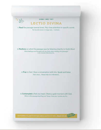 Children's Lectio Divina Notepad