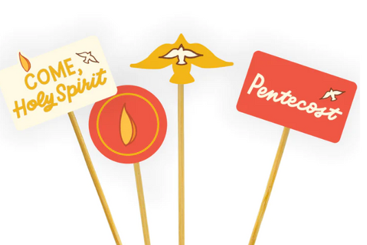 Pentecost Cupcake Toppers